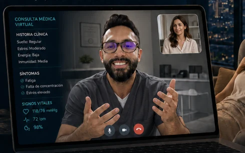 Televaloración médica Re-Vibe por videollamada
