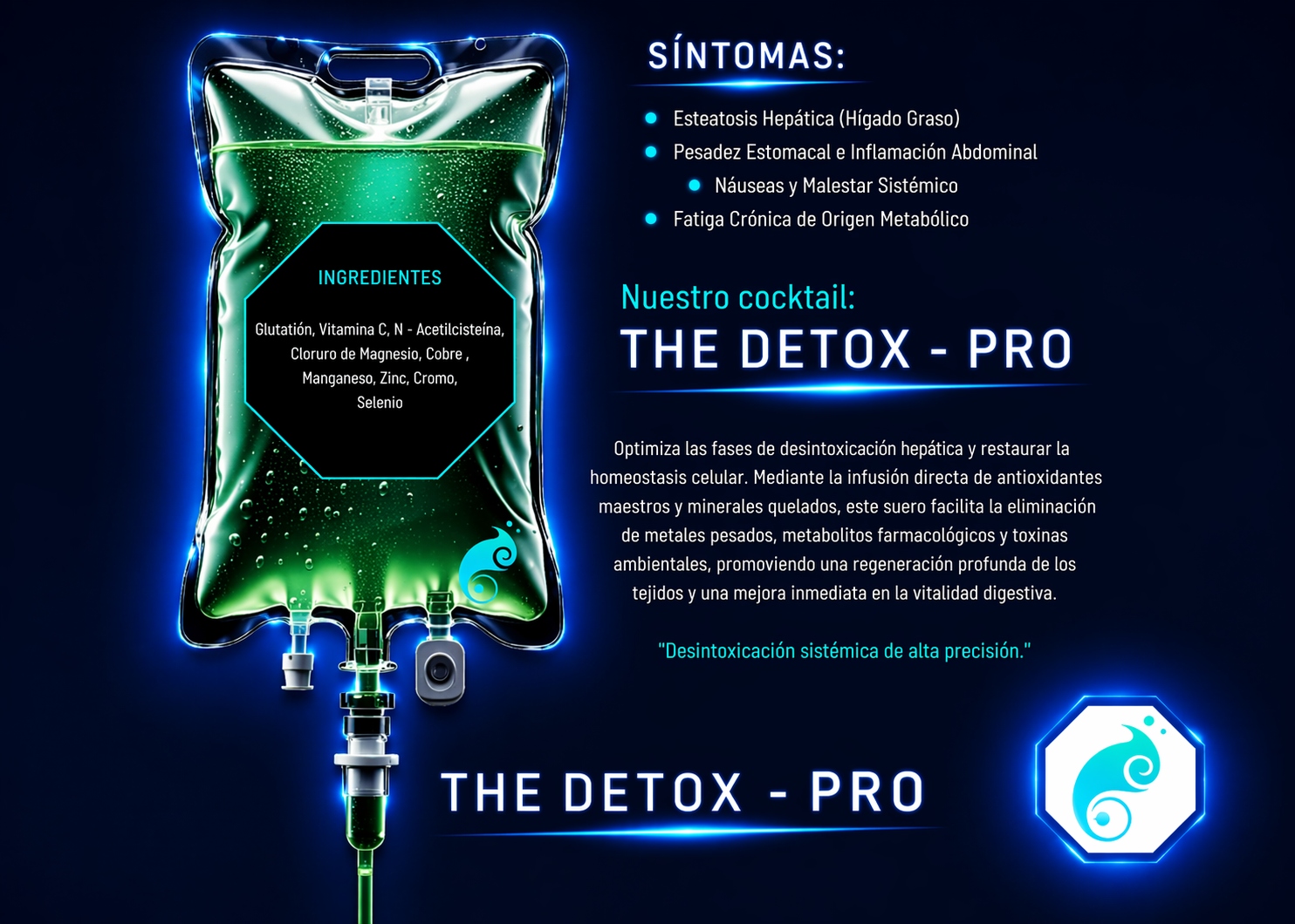 THE DETOX-PRO — Glutatión, Vitamina C, N-Acetilcisteína